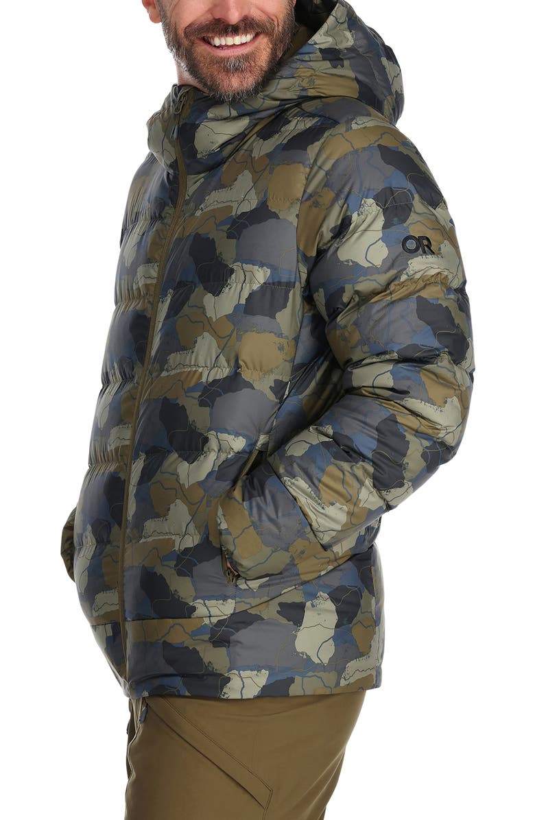 Outdoor Research Coldfront 700 Fill Power Down Hooded Jacket, Alternate, color, 