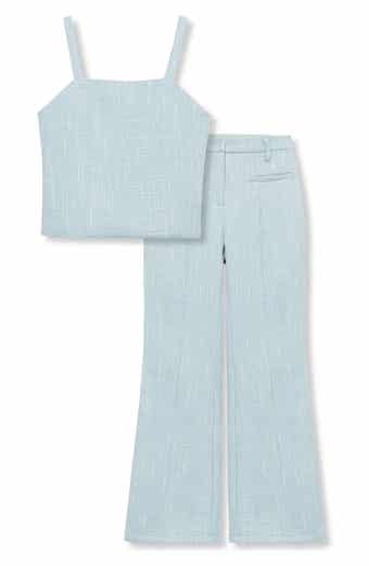 Truce Kids' Novelty Tweed Tank Top & Flare Pants Set