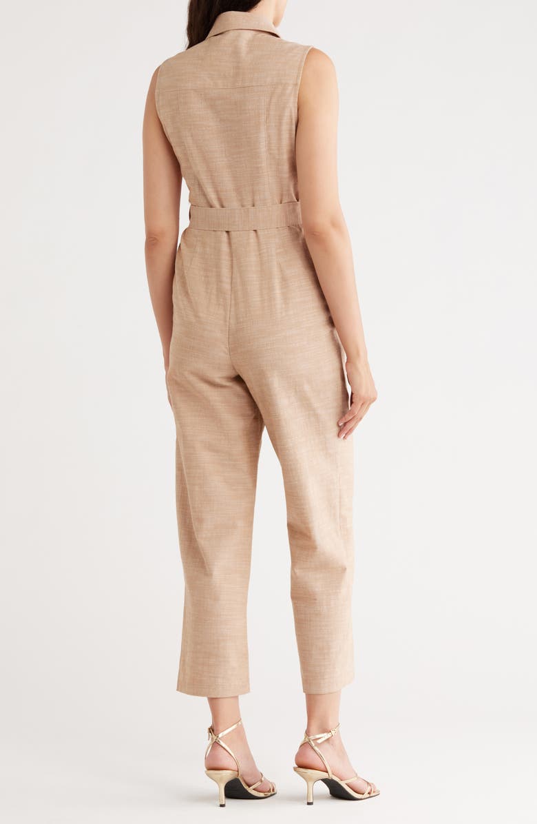 Nanette Lepore Pocketed Jumpsuit, Alternate, color, Tan