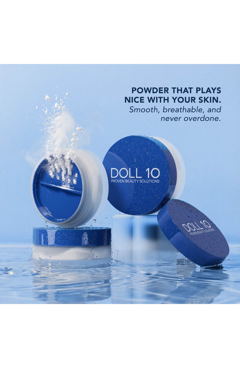 Doll 10 Beauty WaterBlur Talc-Free Finishing Powder with Peptides, Alternate, color, Translucent