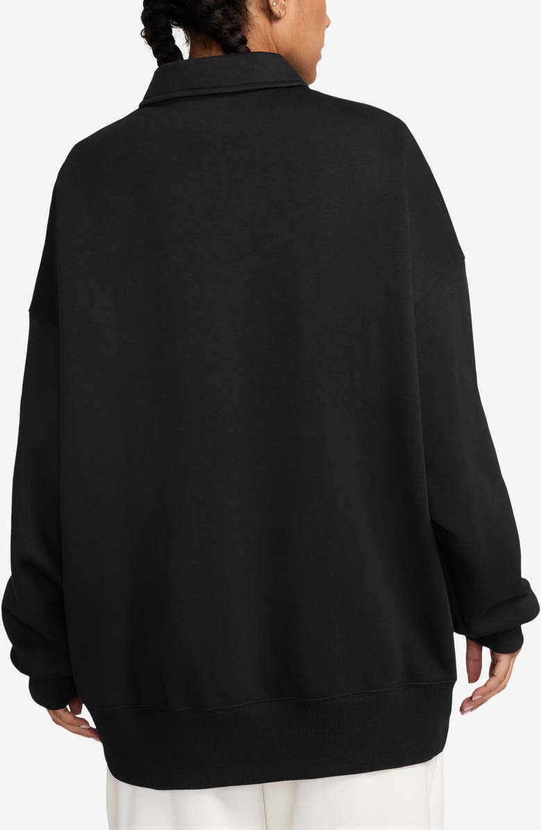 Nike Sportswear Phoenix Fleece Quarter Zip Oversize Polo Sweatshirt, Alternate, color, 