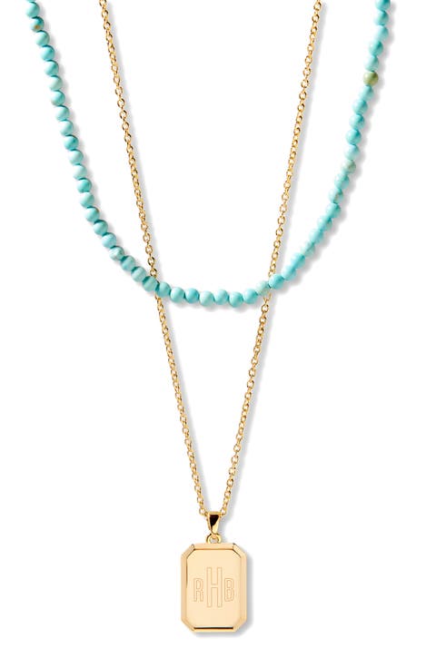 Willow Turquoise Layering Set of 2 Necklaces