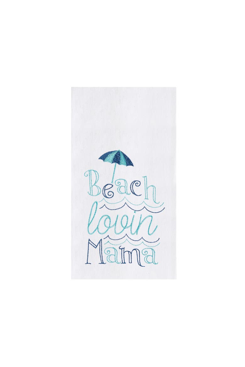 Beach Lovin Mama Towel, Main, color, Blue
