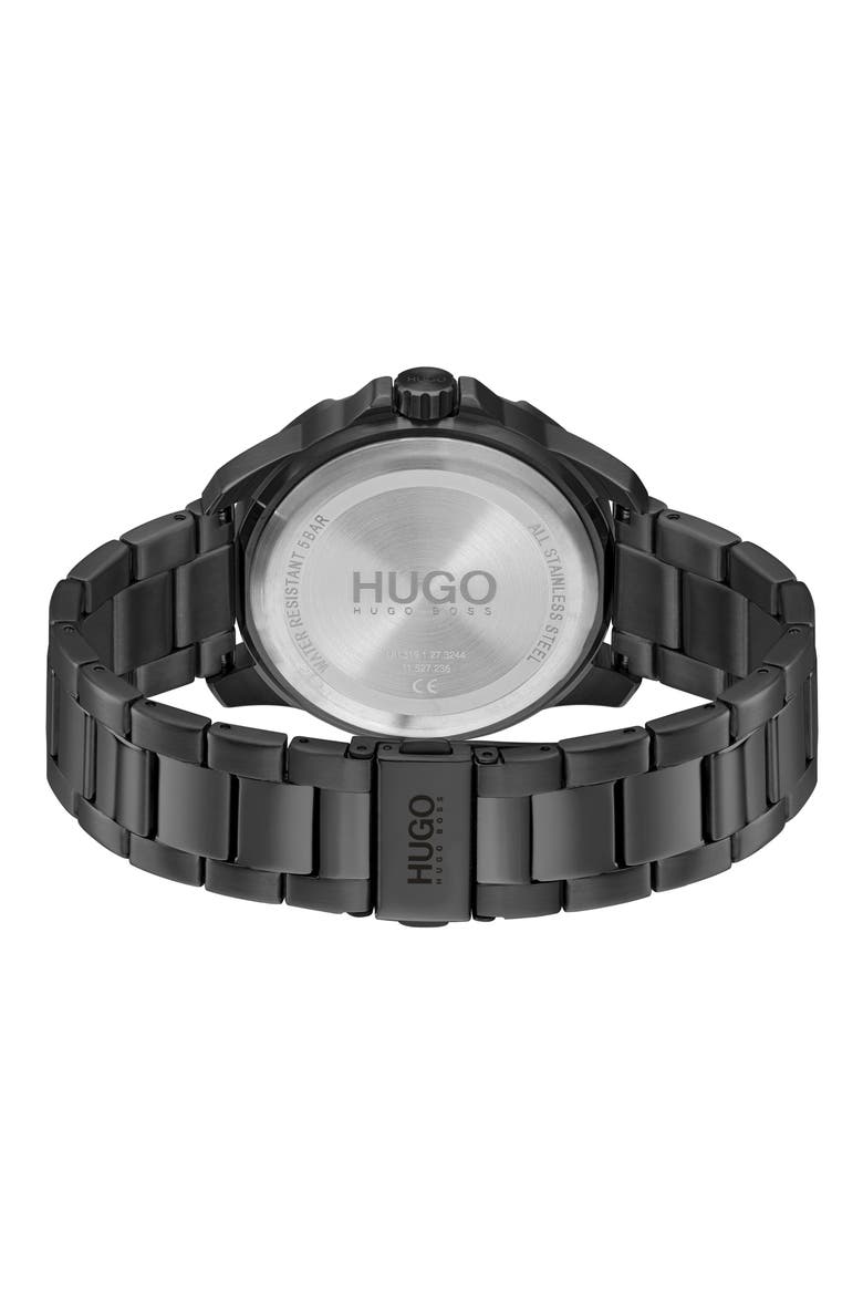 Streetdiver Japanese Quartz Watch, 42mm, Alternate, color, BLACK