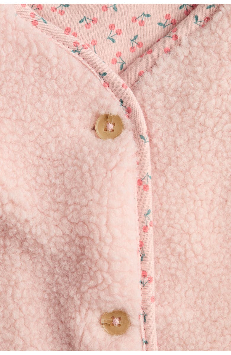H&M Teddy Jacket, Alternate, color, Light Pink