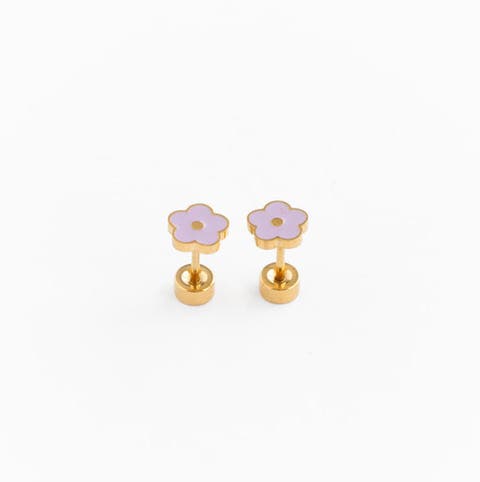 Petite Flower Stud Earrings