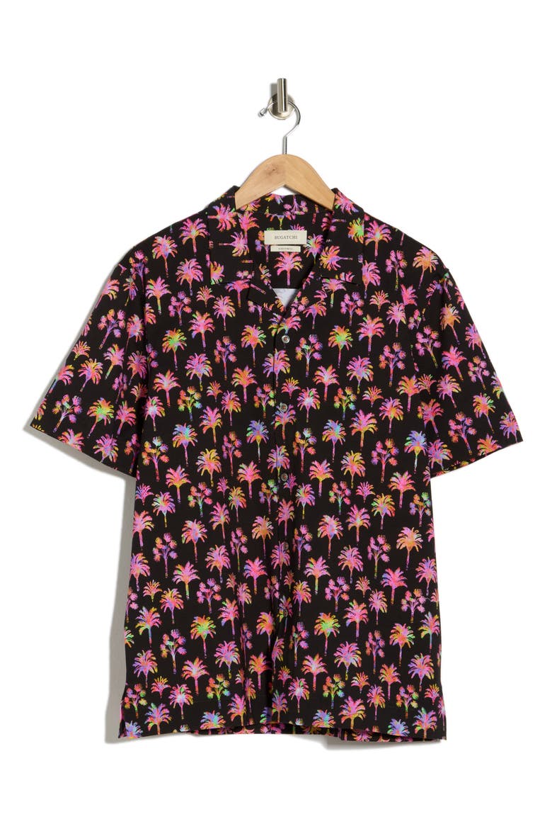 Cole OoohCotton® Short Sleeve Shirt, Alternate, color, BLACK