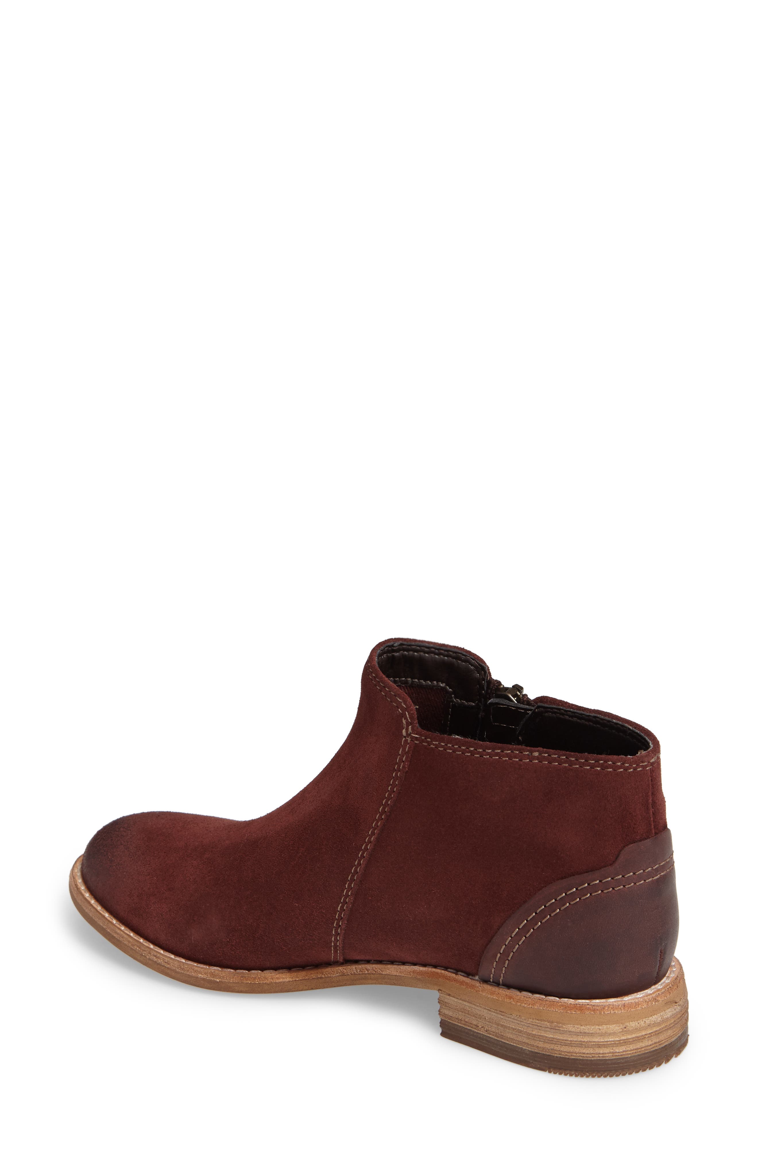 Maypearl Juno Ankle Boot, Alternate, color, MAHOGANY SUEDE
