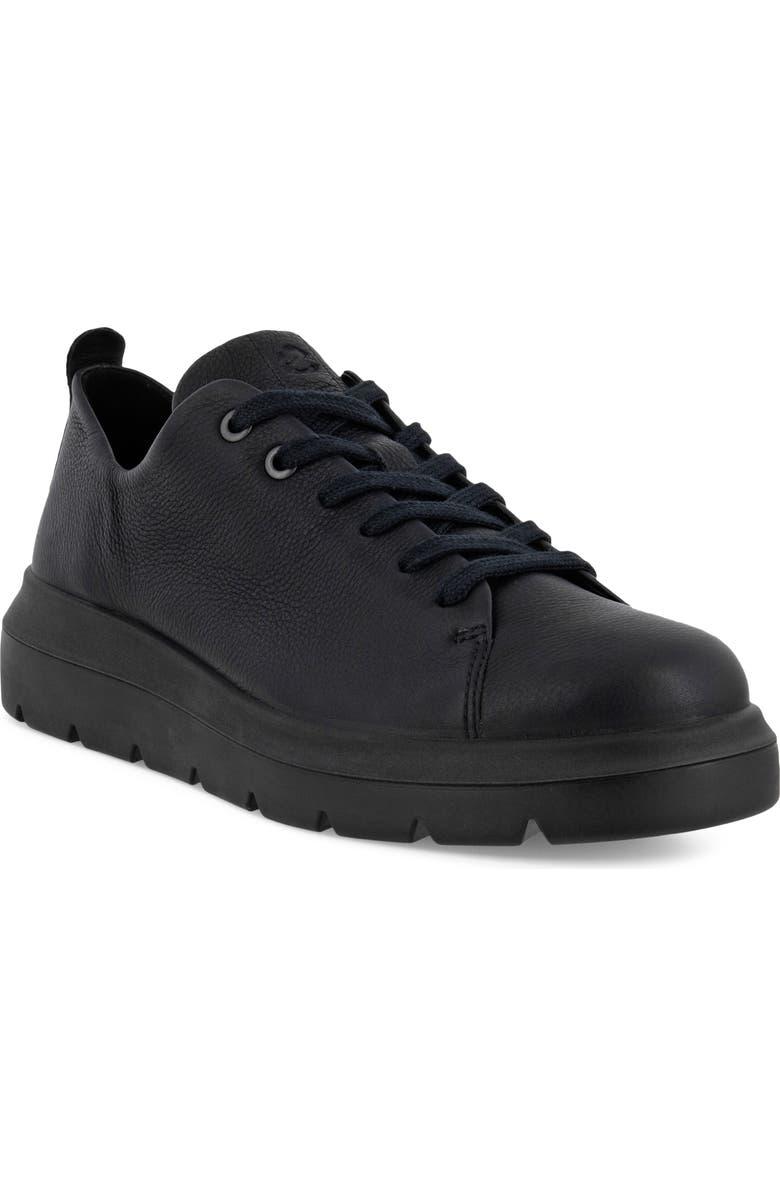 ECCO Nouvelle Water Repellent Leather Sneaker, Main, color,