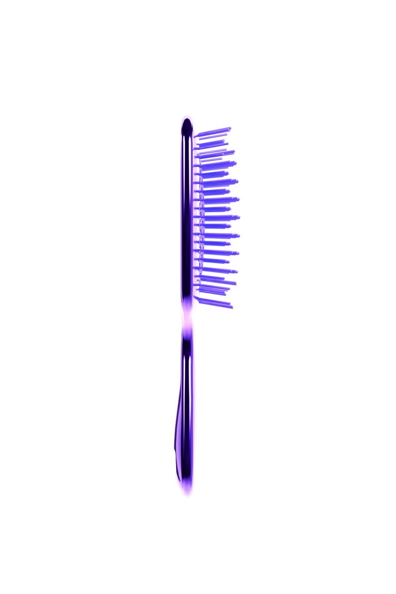 Detangling Brush, Alternate, color, Purple Stellar