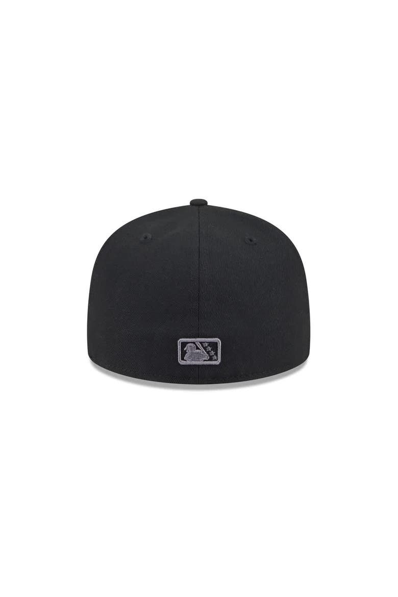 Men's New Era  Black Norfolk Tides Theme Nights 59FIFTY Fitted Hat, Alternate, color, Black
