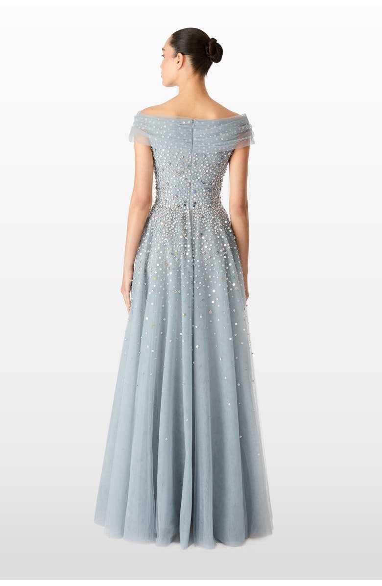 Jenny Packham Bee Gown, Alternate, color, Steel Blue