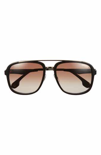 Carrera Eyewear 57mm Gradient Aviator Sunglasses