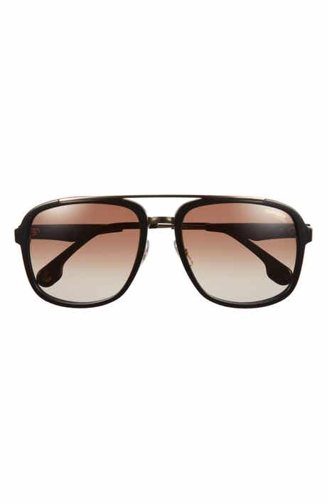 Carrera Eyewear 57mm Gradient Aviator Sunglasses