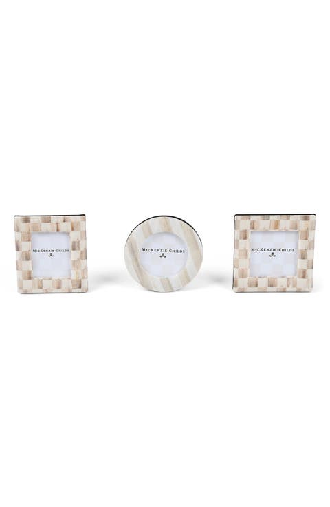 Mocha Fabric Picture Frames