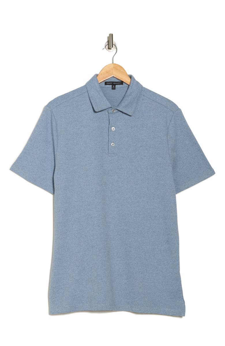 Robert Barakett Galek Knit Polo, Alternate, color, Teal