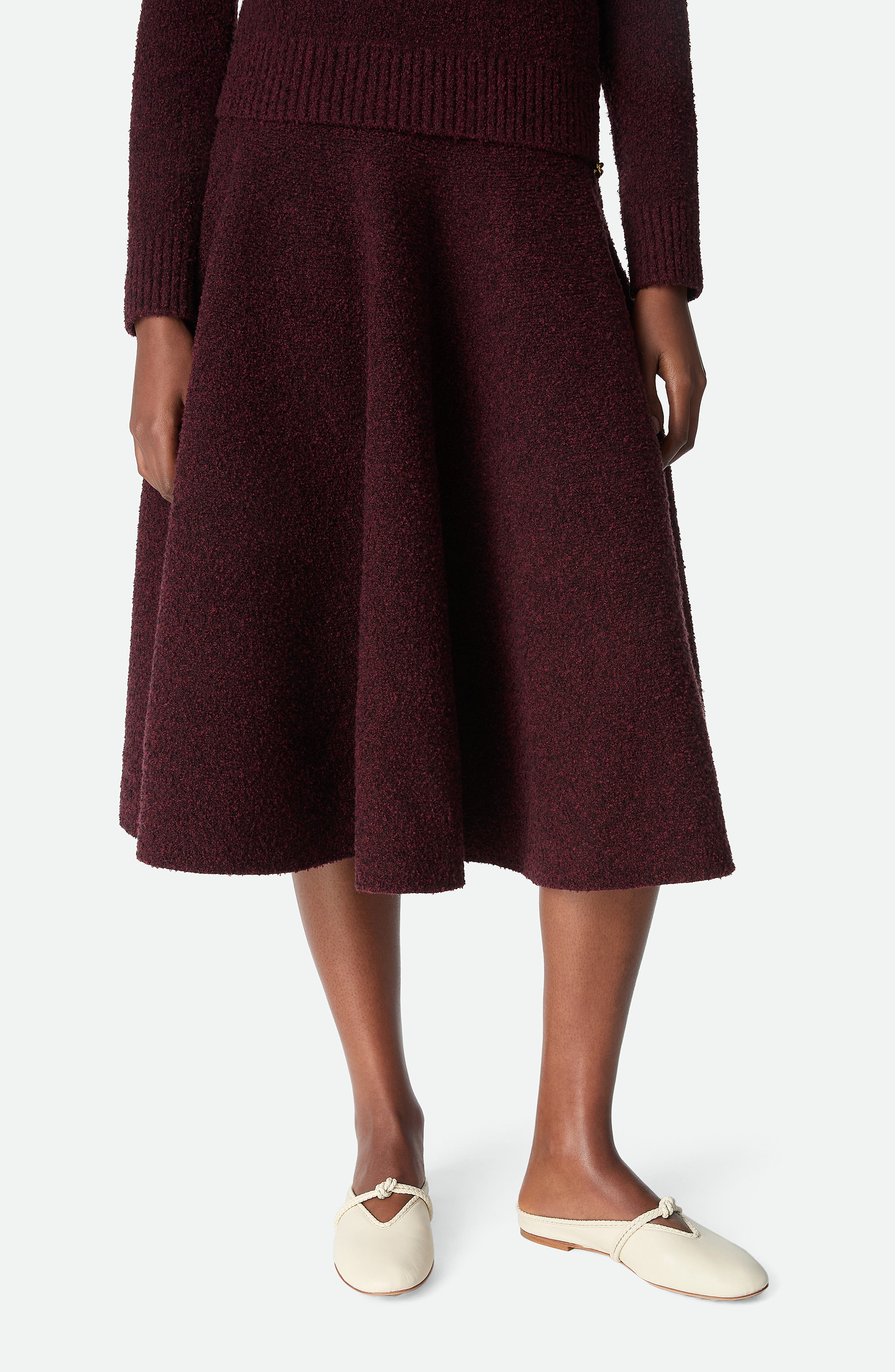 Bottega Veneta Lucia Mary Jane Ballerina Mule, Alternate, color, Sea Salt