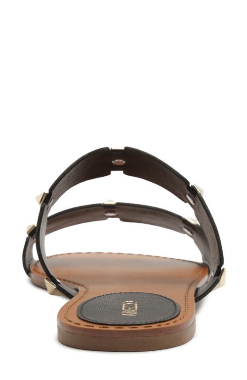 Arezzo Lyra Slide Sandal In Black