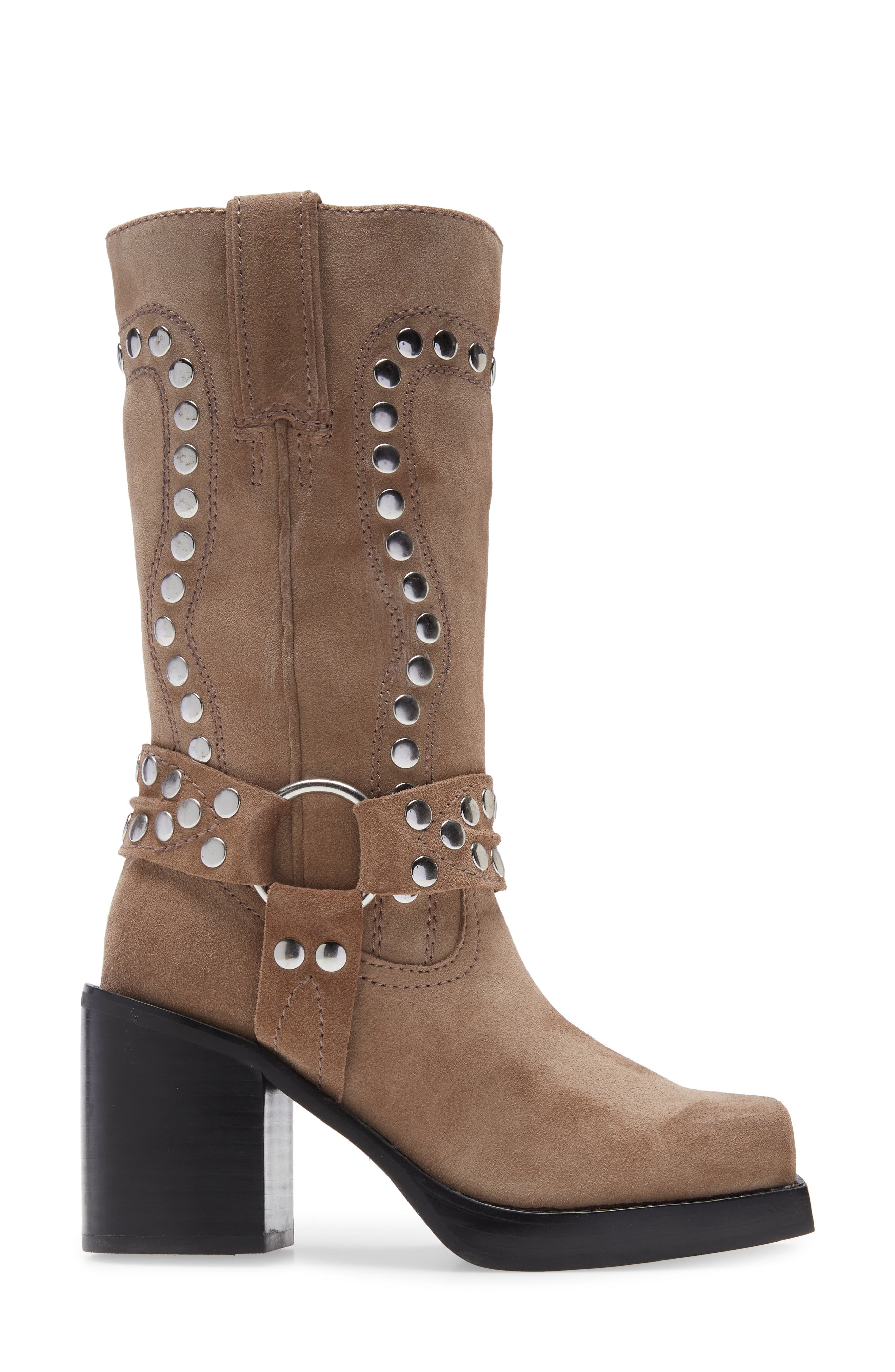 Jeffrey Campbell Juvenile Studded Western Boot, Alternate, color, 