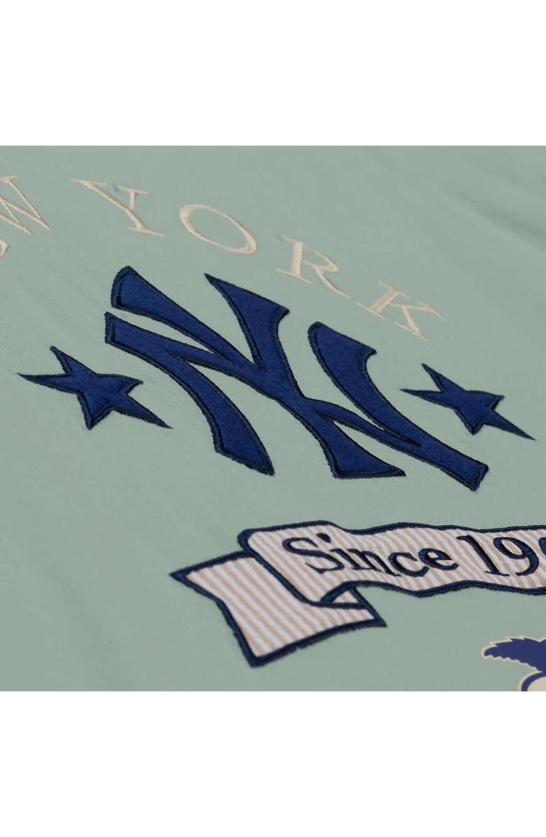 Mitchell & Ness Men's Mitchell & Ness Green New York Yankees Yacht Rock T-Shirt, Alternate, color,