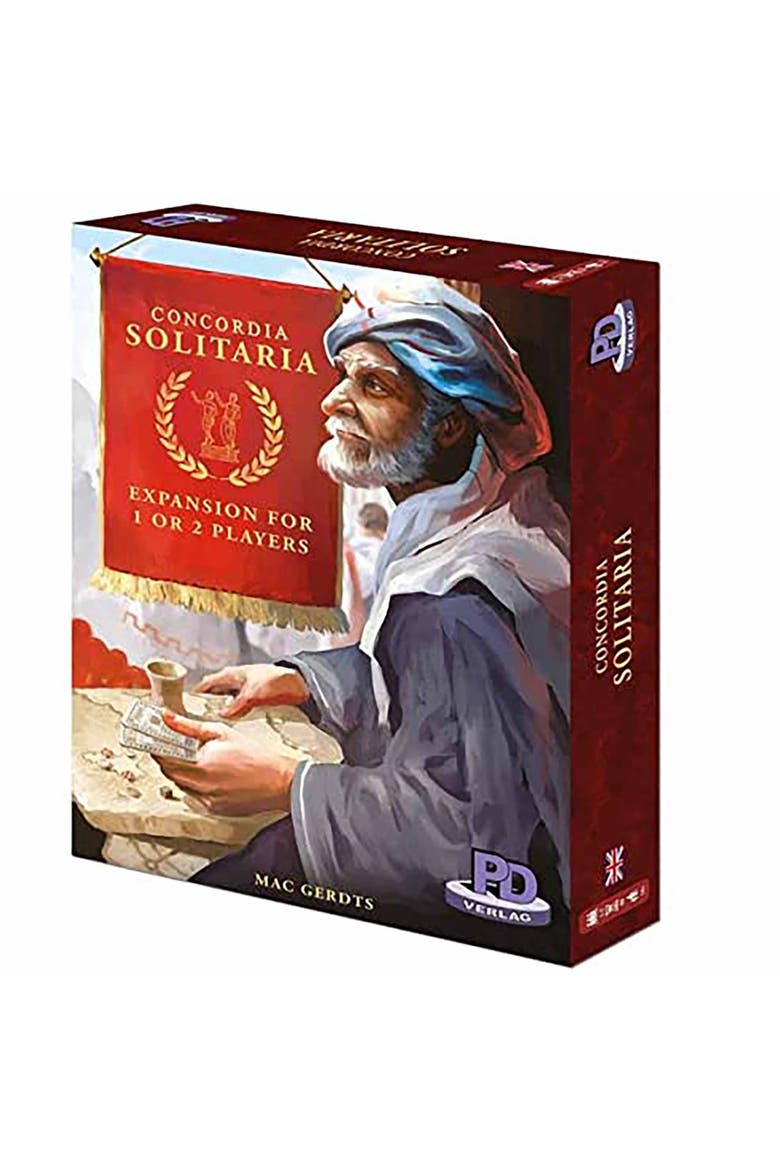 Concordia Solitaria Expansion Strategy Board Game Ages 14+, Main, color, Multicolored