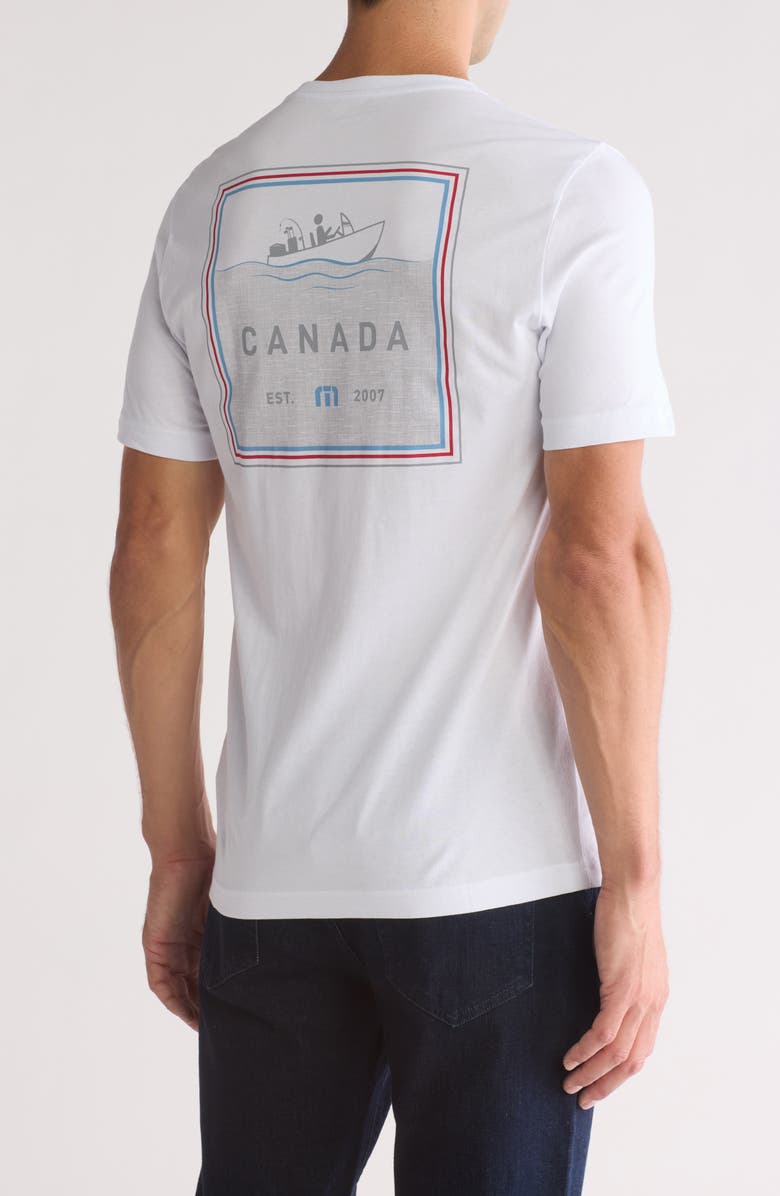 TravisMathew Hook A Larry Graphic T-Shirt, Alternate, color, White