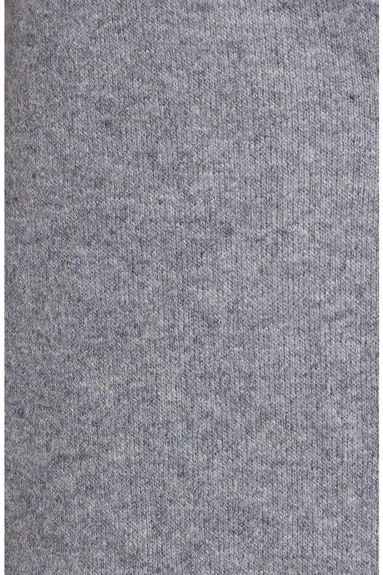 Envelope Collar Wool Blend Knit Coat, Alternate, color, LIGHT GREY