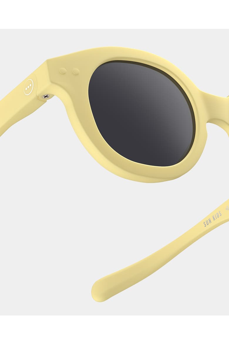 #C 38mm Square Kids Sunglasses, Alternate, color, Lemonade