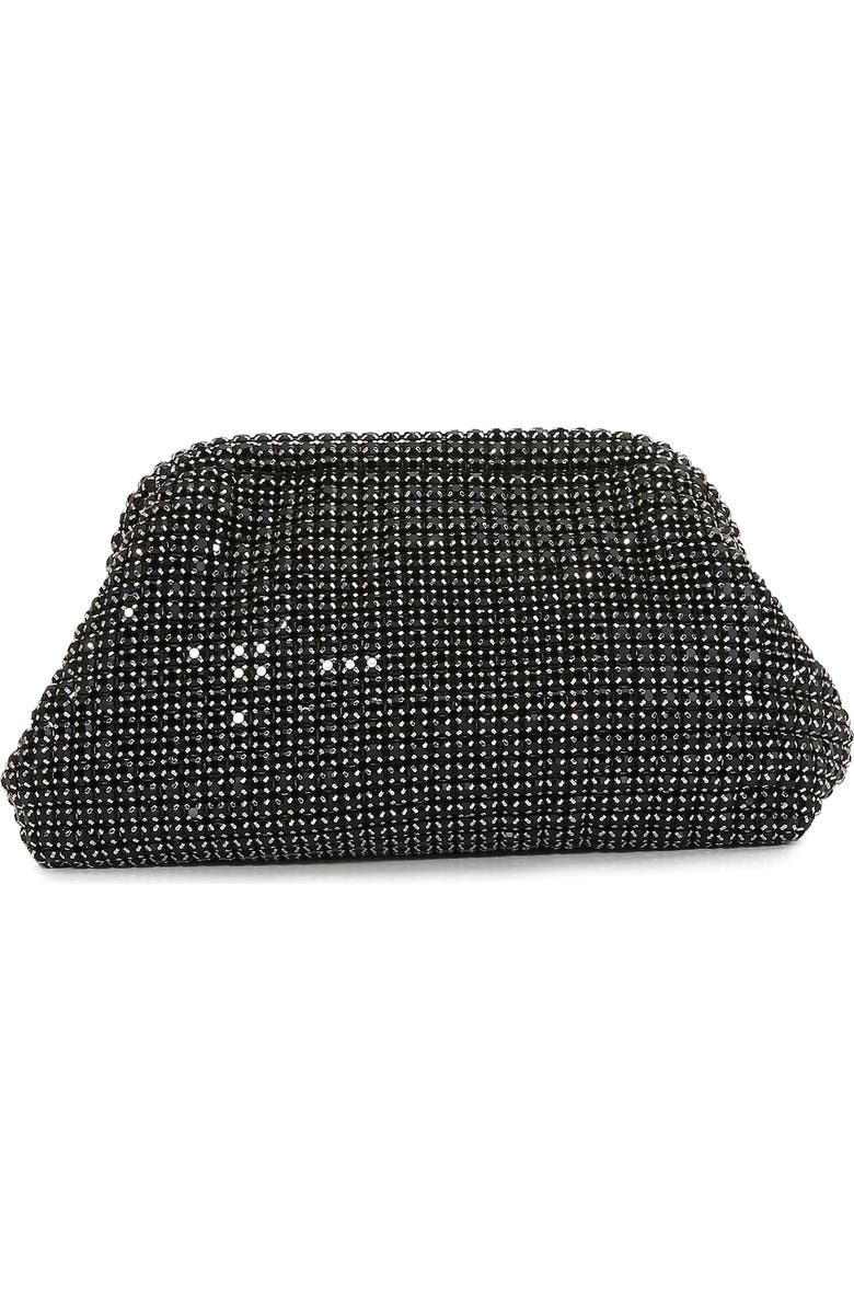 BERNESS Crystal Clutch, Main, color, Black