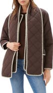 Karen Kane Edge Stitch Quilted Jacket