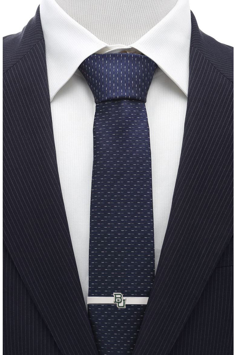 NCAA Baylor Bears Tie Clip, Alternate, color, SILVER