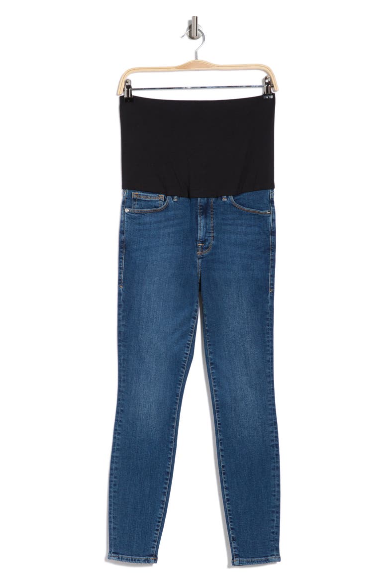 Good Legs Crop Skinny Maternity Jeans, Alternate, color, BLUE615