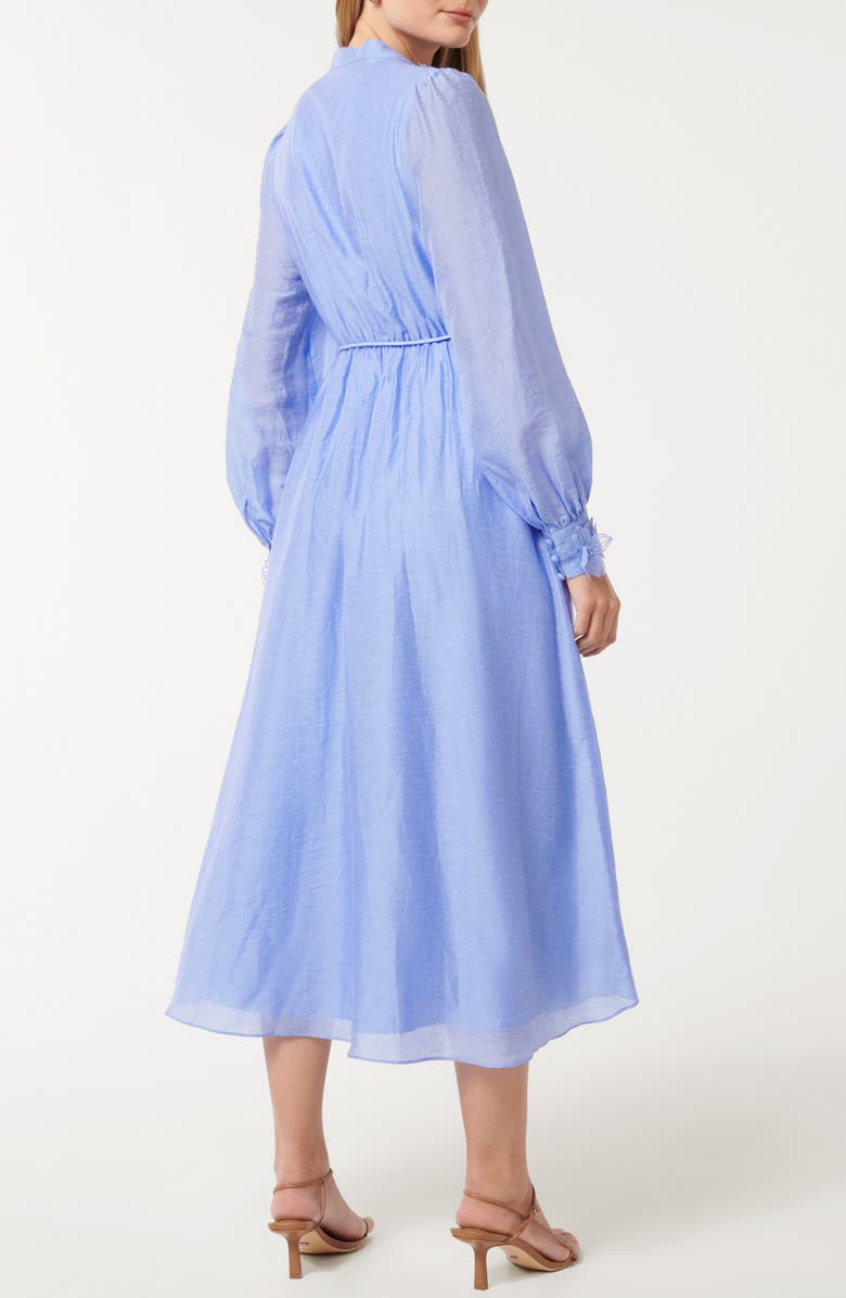 Ever New Yasmin Floral Appliqué Long Sleeve Midi Dress, Alternate, color,