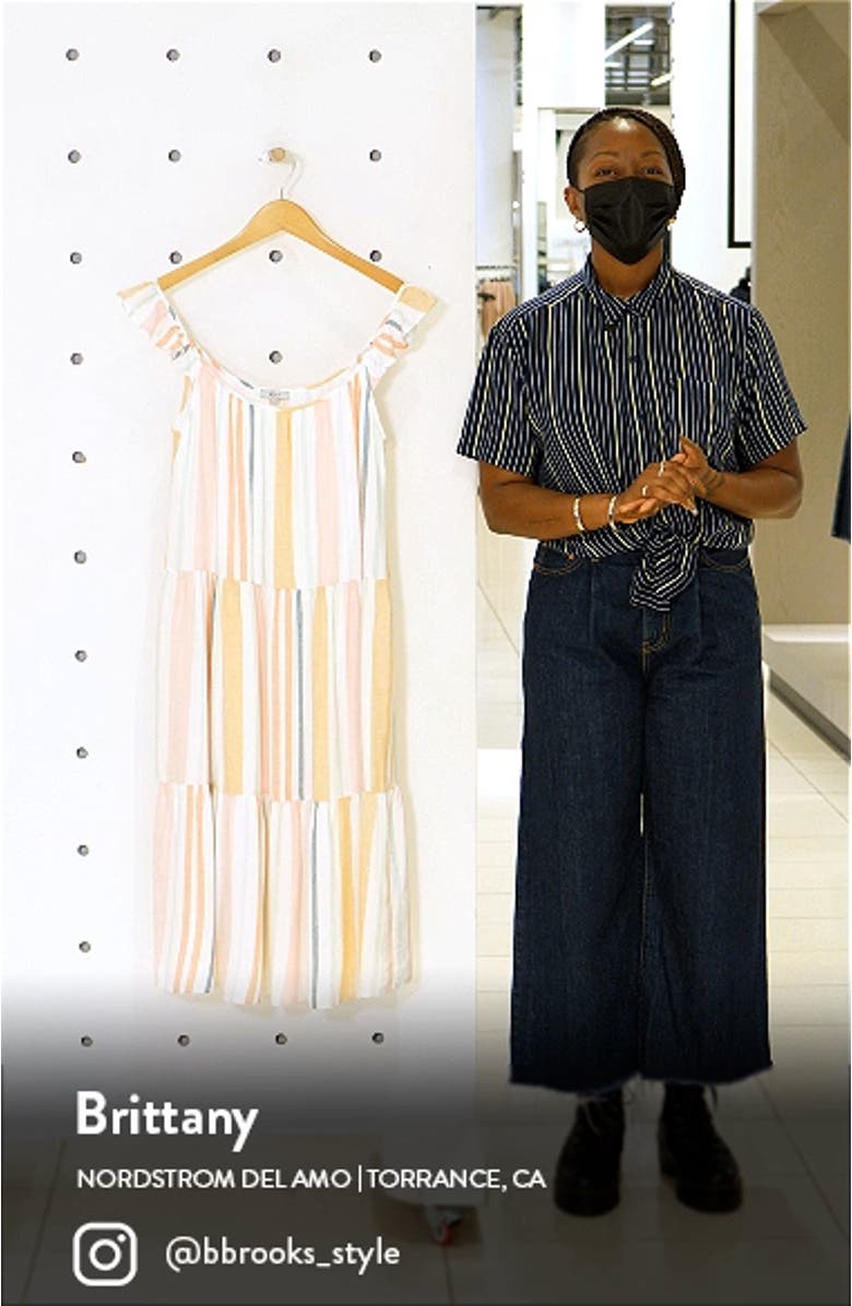 Capri Stripe Sleeveless Dress, sales video thumbnail