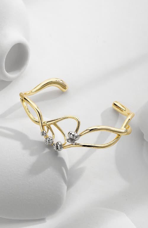 Rc Retro Chic Lily Of The Valley Bangle In Gold