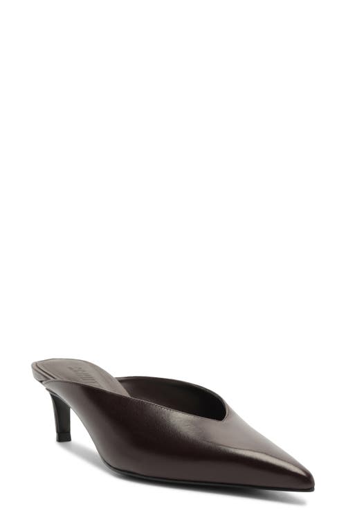 Schutz Loren Mule In Dark Brown