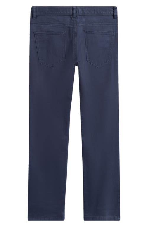 Johnston & Murphy Kids' Pima Cotton Blend Pants In Navy