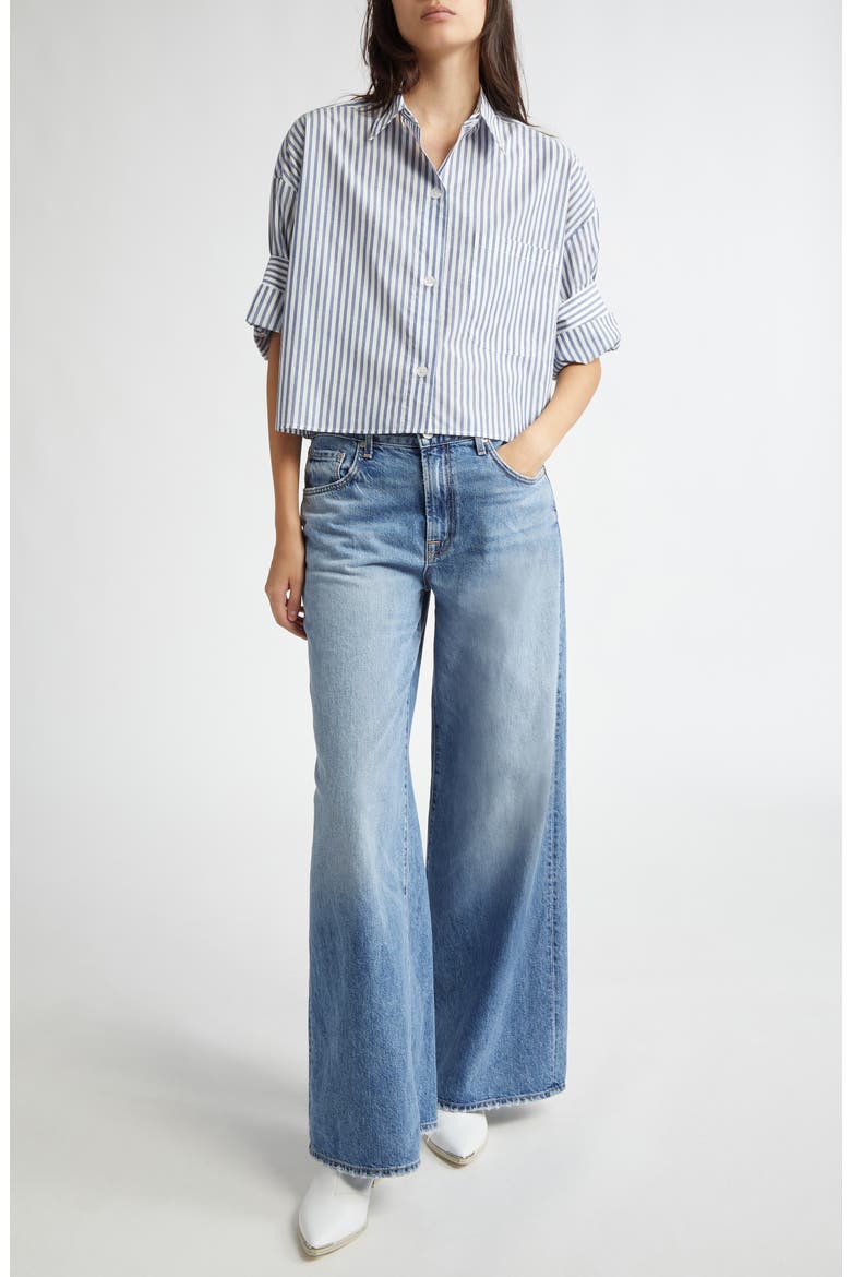 Tiny Dancer Wide Leg Jeans, Alternate, color, VINTAGE WASH