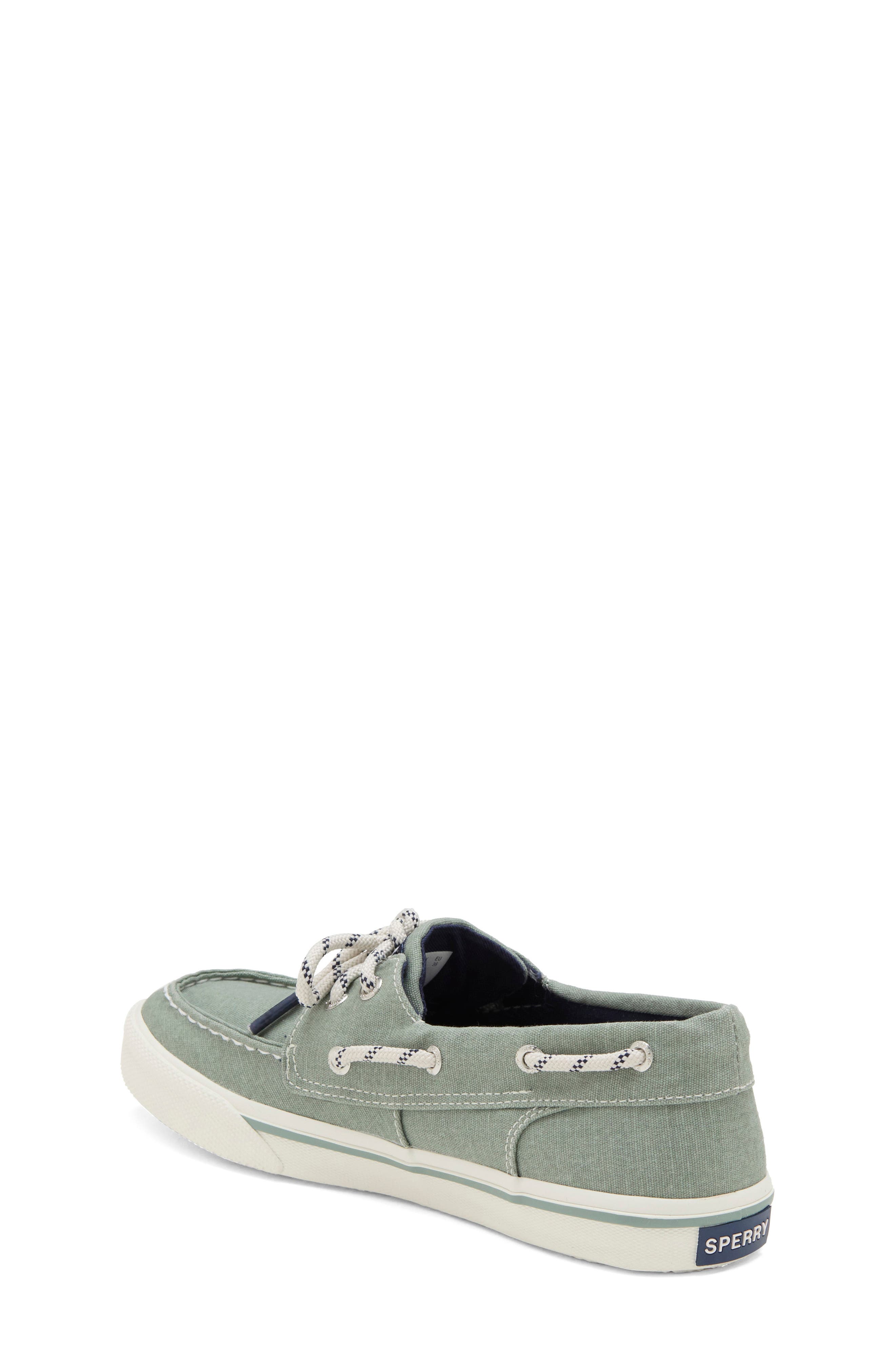 Kids' Bahama Boat Shoe, Alternate, color, SAGE GREEN