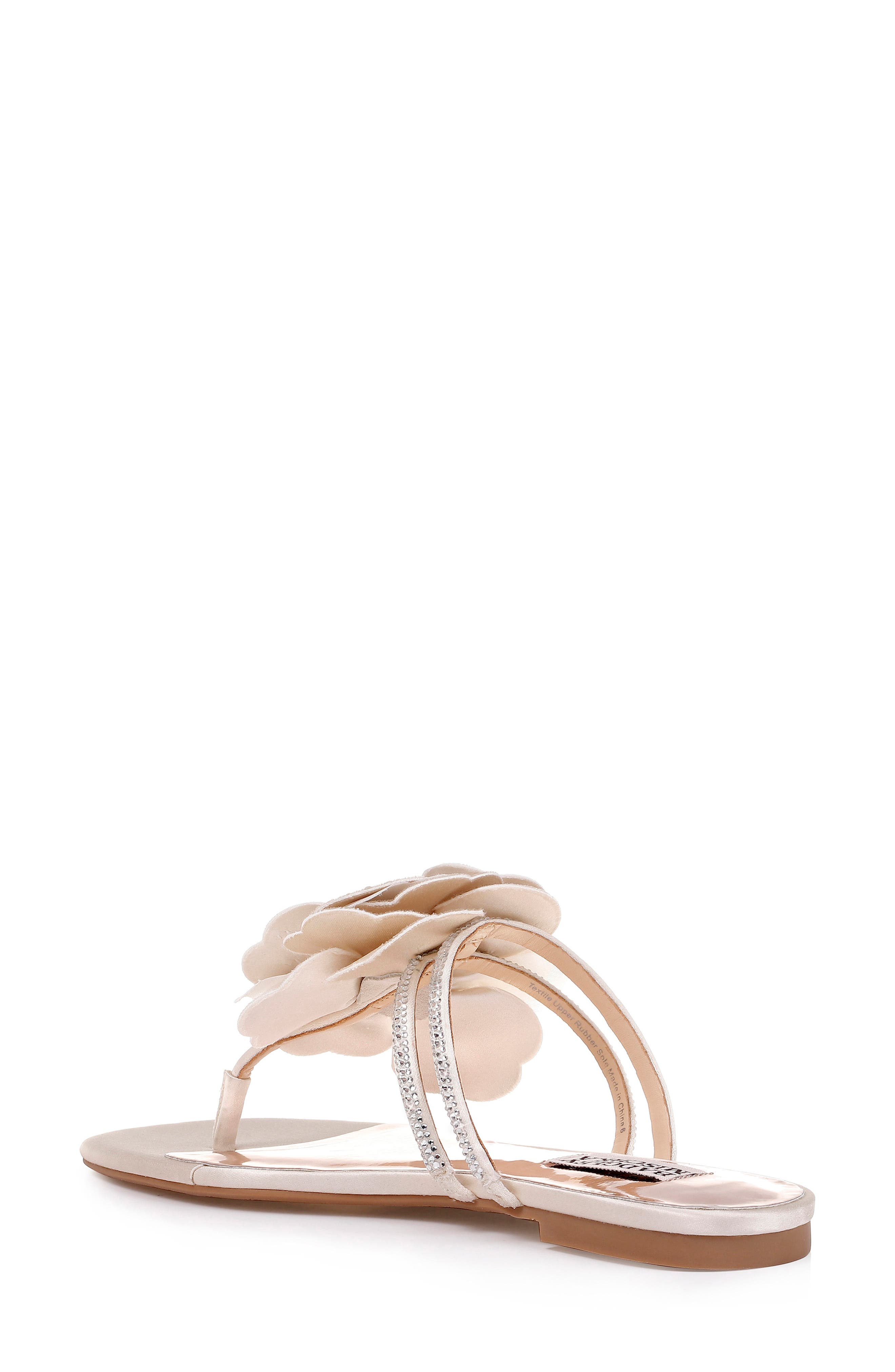 Badgley Mischka Collection Badgley Mischka Laurie Embellished Slide Sandal, Alternate, color, 