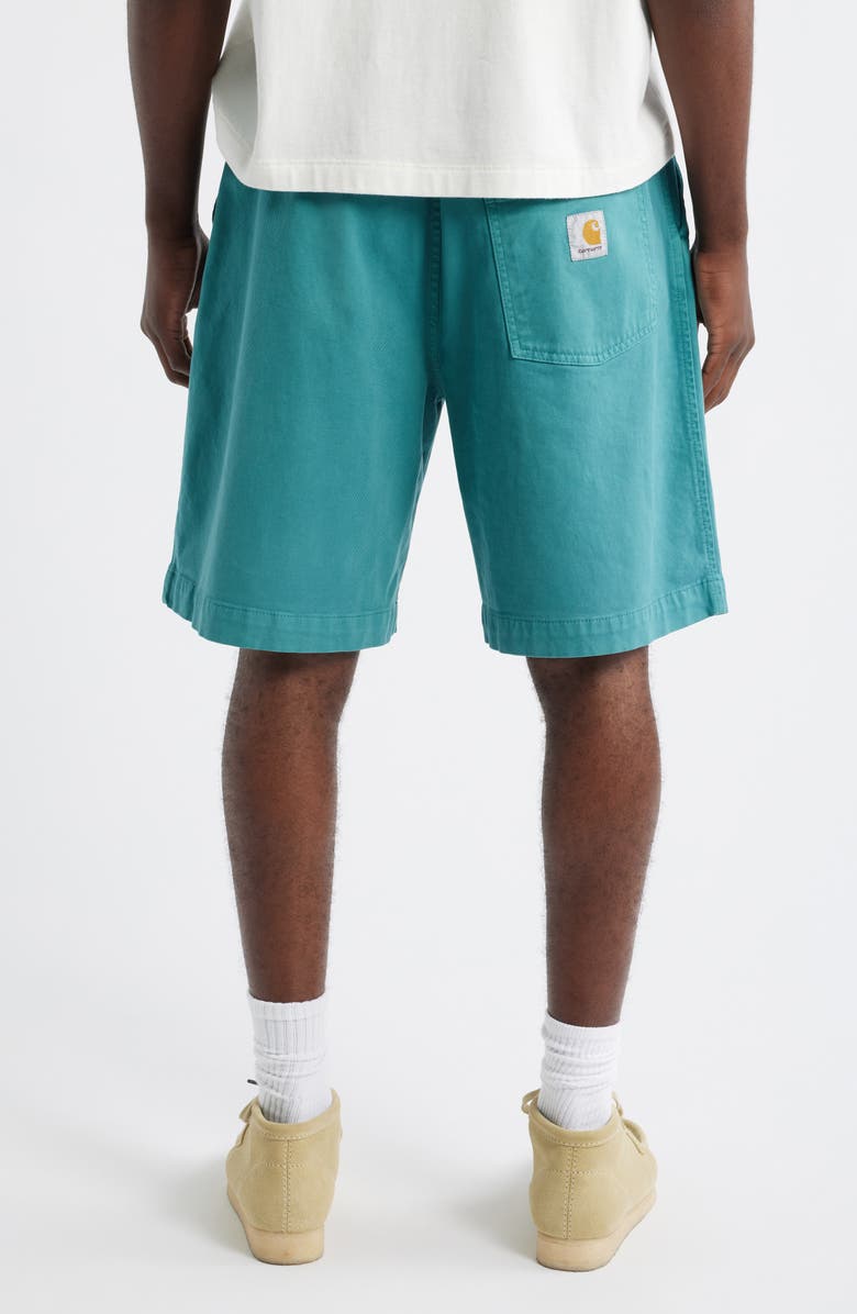 Carhartt Work In Progress Floyde Relaxed Fit Twill Shorts, Alternate, color, Saguaro Garment Dyed
