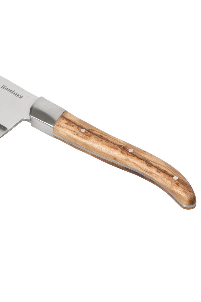 German Steel Cheese Knife Set with Olive Wood Handles - Artisan Soft & Hard Cheese Knives for Charcuterie, Alternate, color, Natural Wood