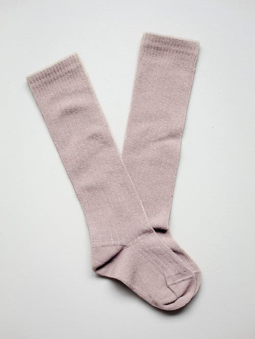 The Simple Folk The Ribbed Sock In Antique Rose
