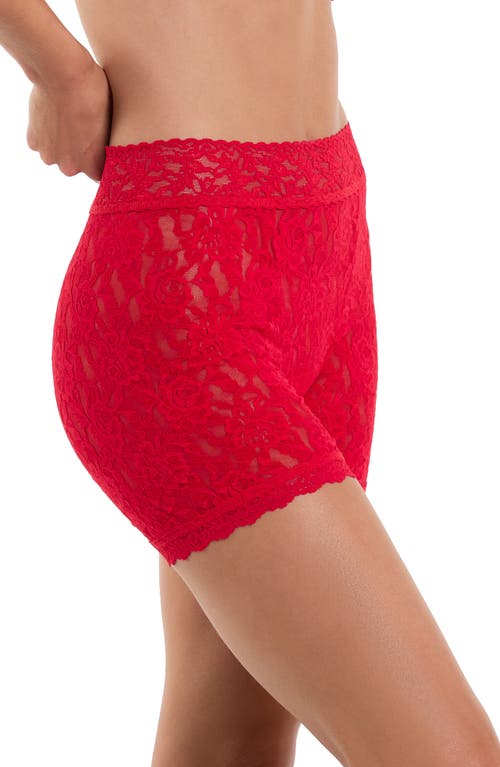 Hanky Panky Signature Lace Boxer Brief In Red