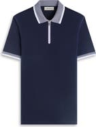 Bugatchi Quarter Zip Polo