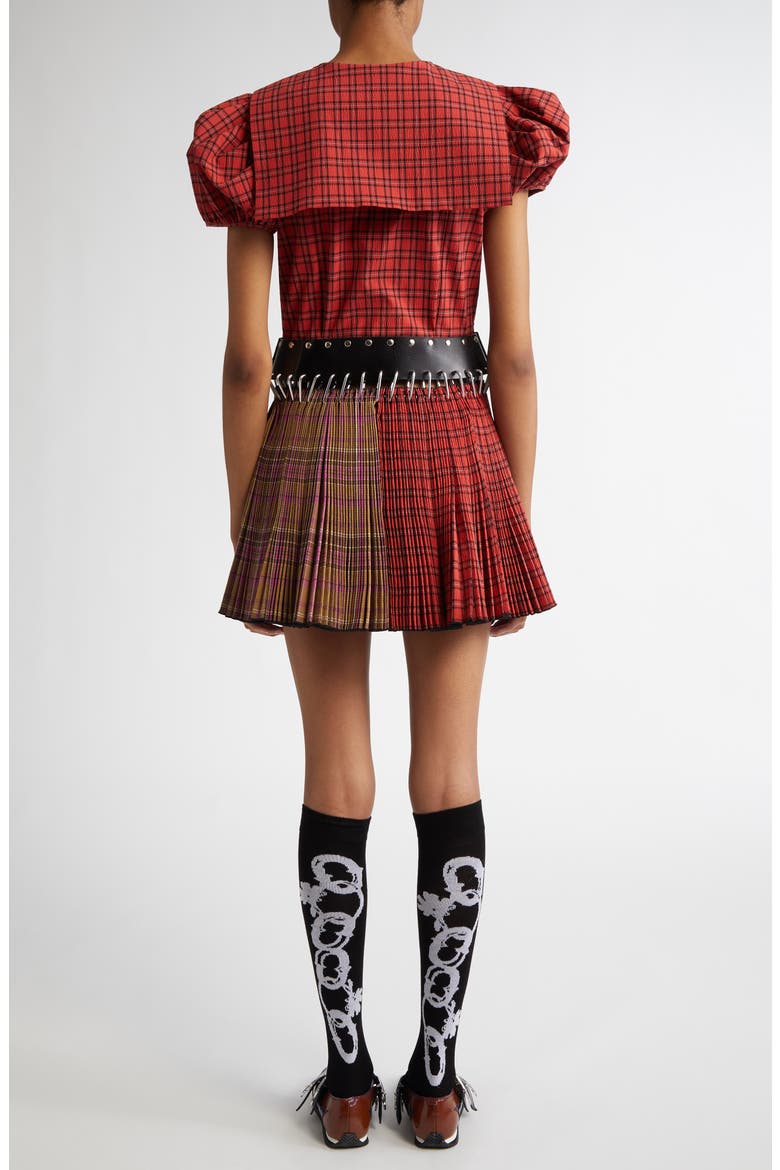 Chopova Lowena Judith Plaid Belted Carabiner Dress (Women) | Nordstrom