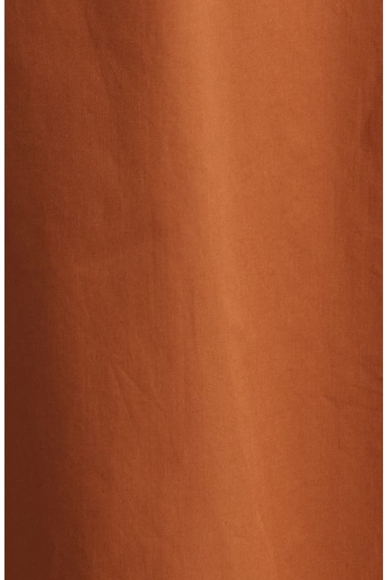 Long Sleeve Shirtdress, Alternate, color, RUST