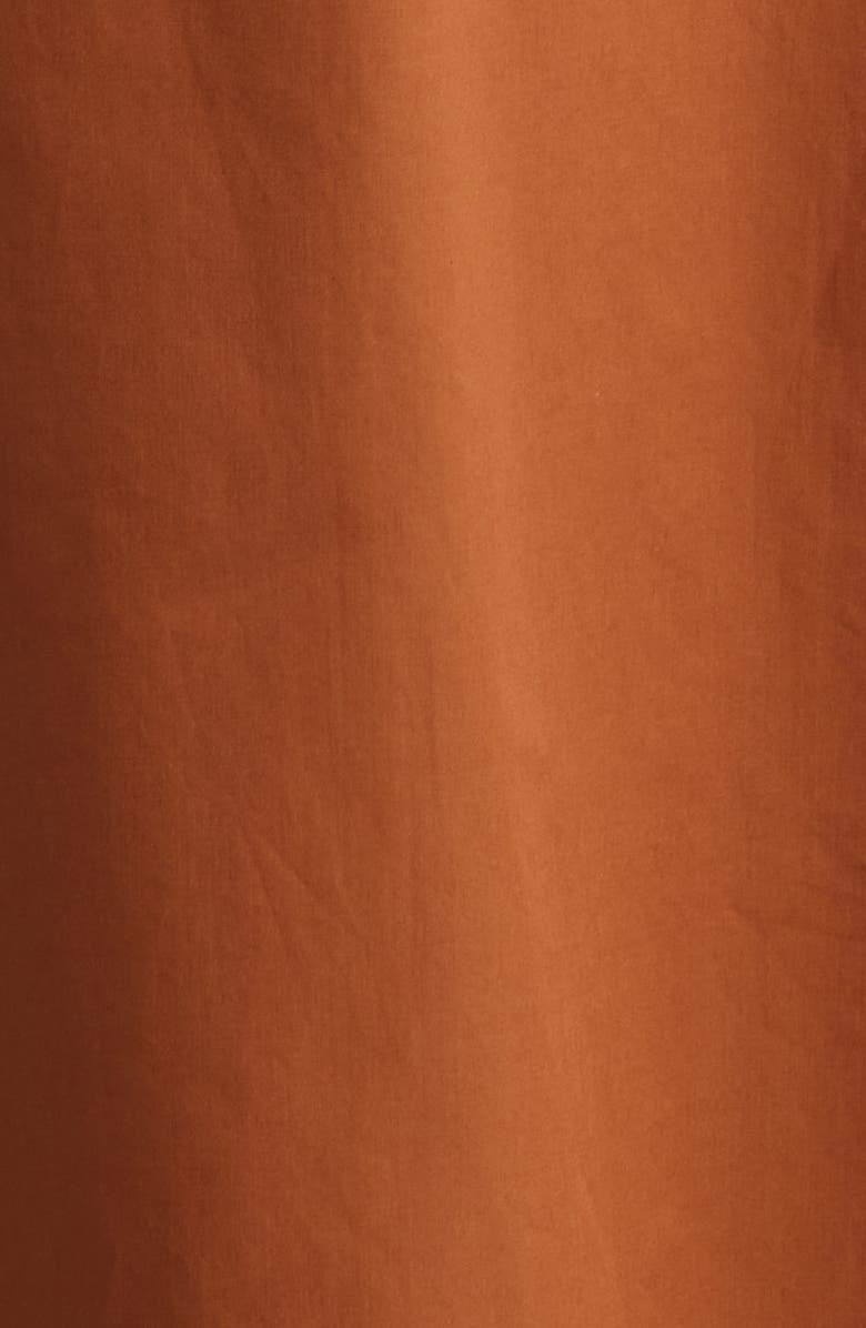 FREEMARKET Long Sleeve Shirtdress, Alternate, color, Rust