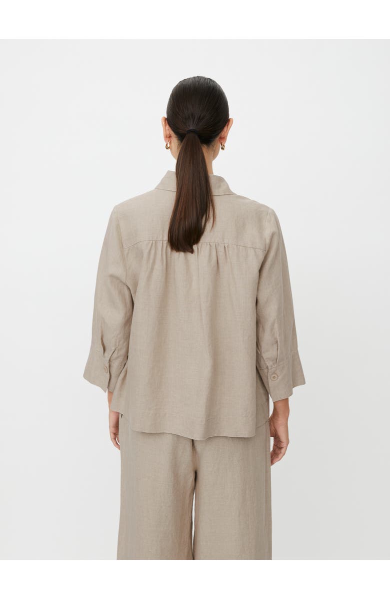 Masai Copenhagen MaIdakai Linen Shirt, Alternate, color, Natural
