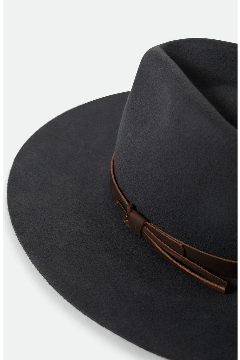 Hawkins Wool Cowboy Hat, Alternate, color, ASPHALT/ BROWN